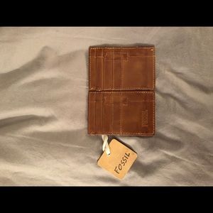 Fossil leather cardholder